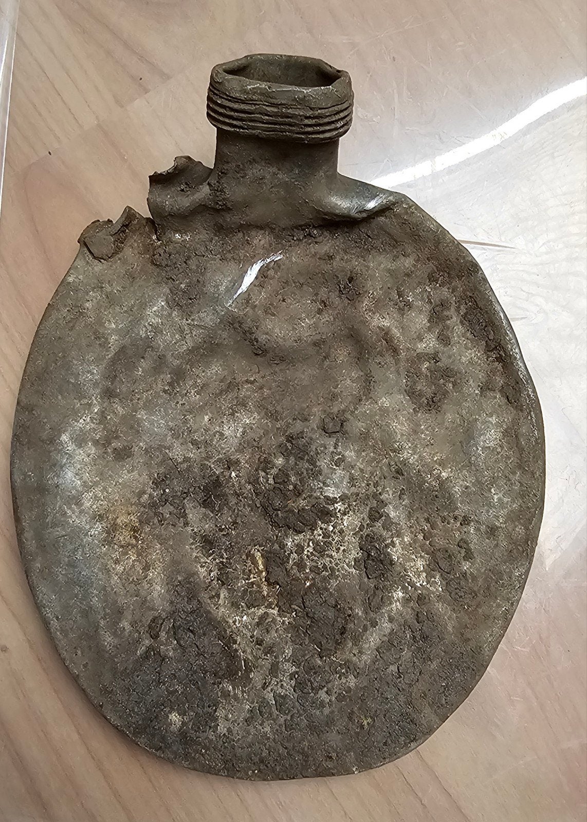 Oude Duitse veldfles - WOII bodemvondst (A.L. 39), Ophalen of Verzenden