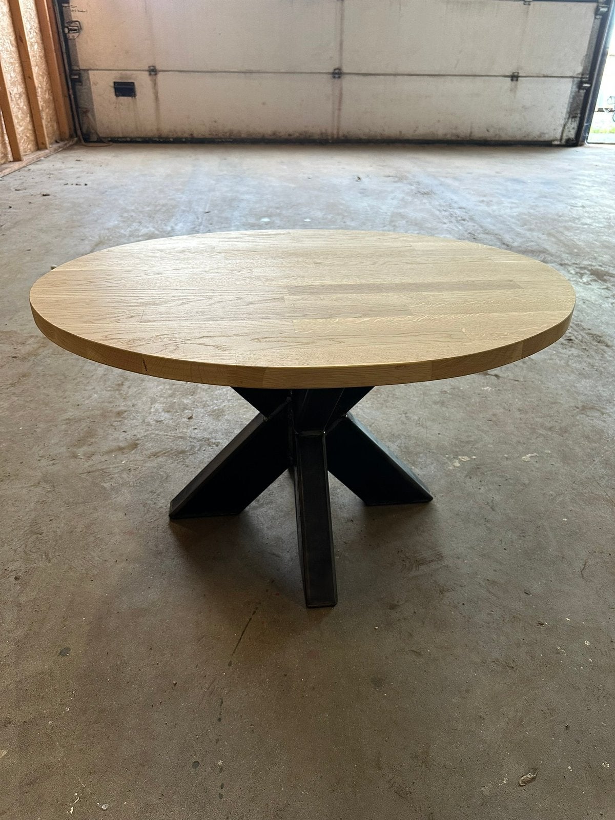 Salontafel massief eiken hout!, Huis en Inrichting, Ophalen, 100 tot 150 cm, 50 tot 100 cm, Zo goed als nieuw