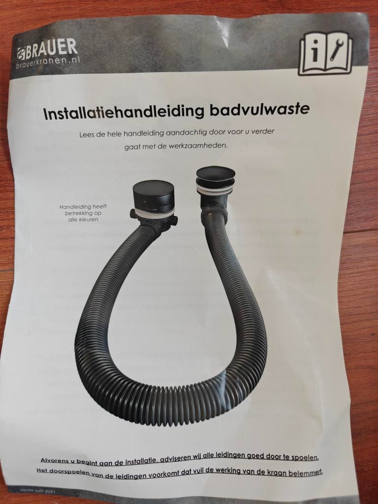 Brauer badvulwaste, Ophalen of Verzenden, Nieuw