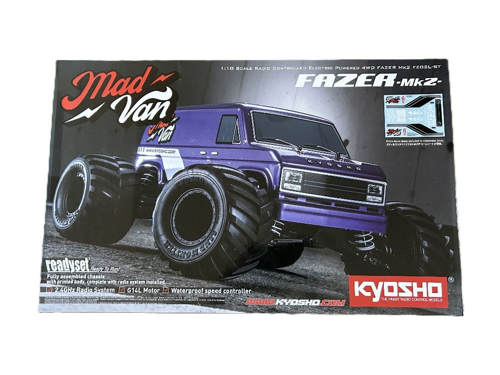 Kyosho MadVan 4WD Fazer MK2 1:10 Readyset - T2 purple