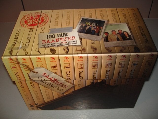 Baantjer- RTL 4- Complete serie- LUXE BOXSET- 33-DVD, Cd's en Dvd's, Verzenden, Alle leeftijden, Drama, Zo goed als nieuw