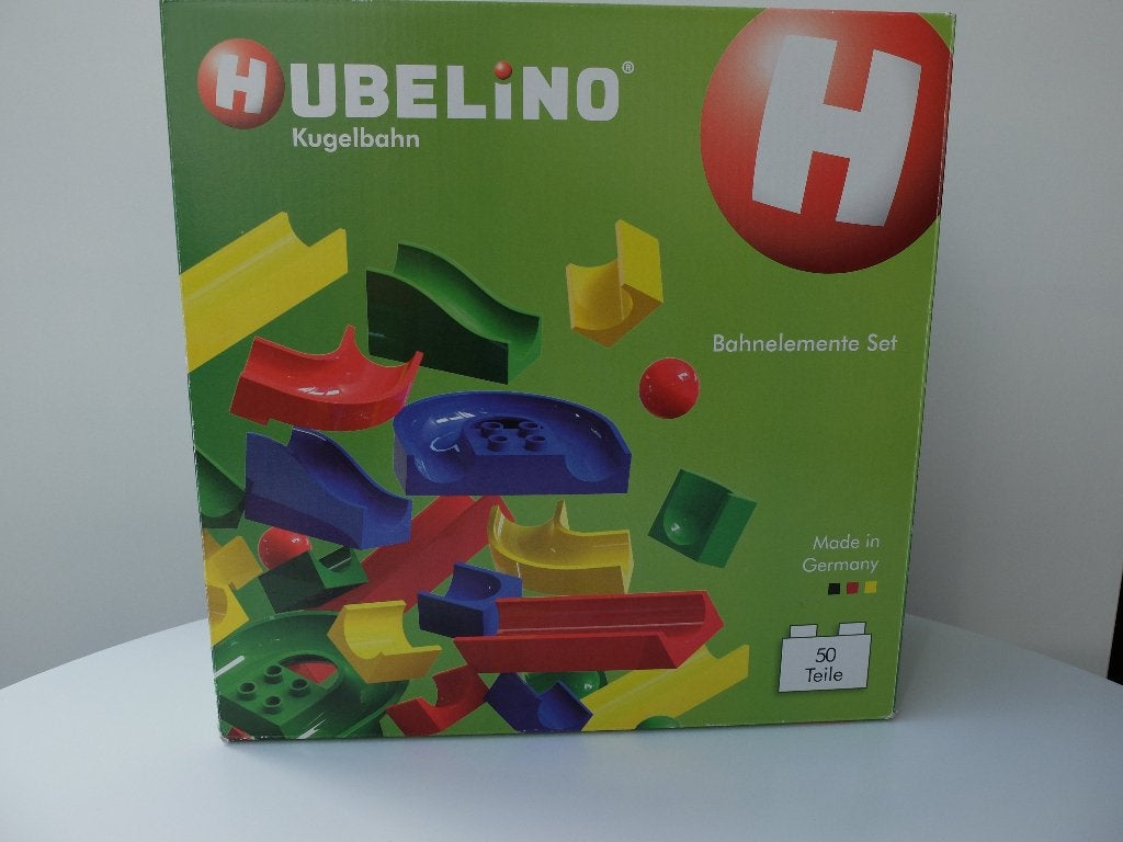 Hubelino 50-delige (start) set, knikkerbaan past op Duplo, Ophalen, Zo goed als nieuw, Overige merken