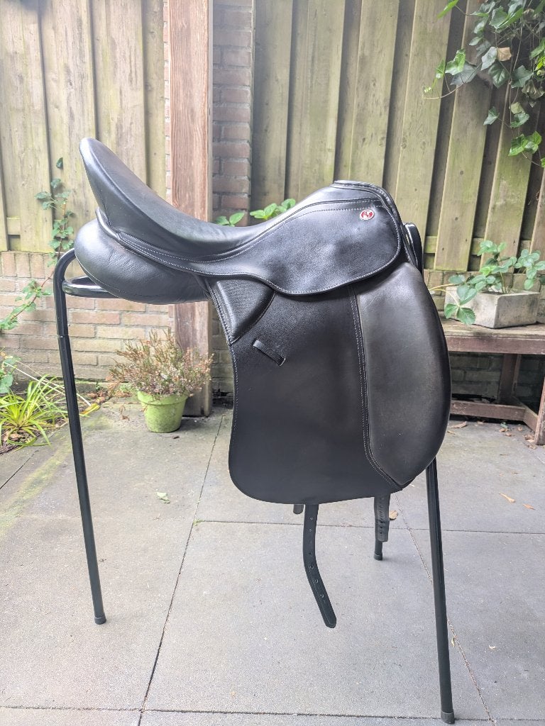 Kieffer Lusitano zadel, Dieren en Toebehoren, Ophalen, Dressuur, Diepe zit, XL (18 inch of meer)
