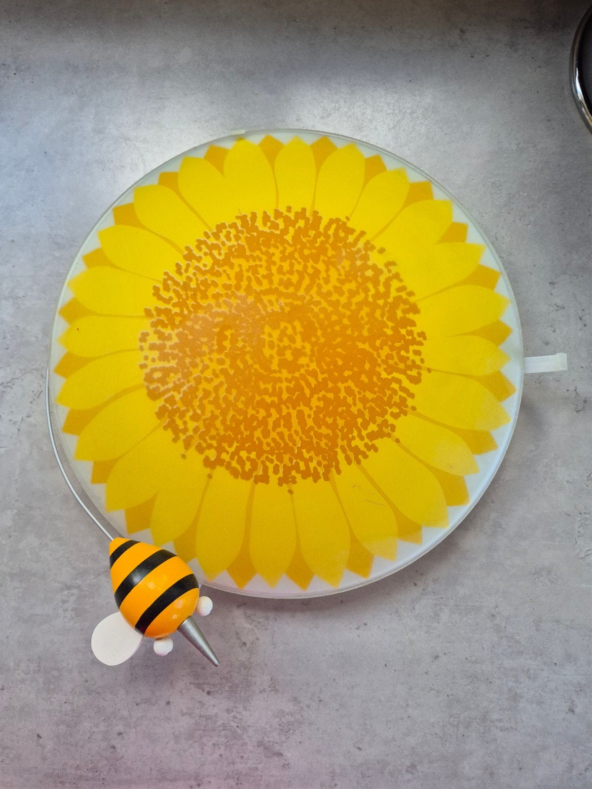 kinder lamp plafonnière zonnebloem met bijtje, Ophalen of Verzenden