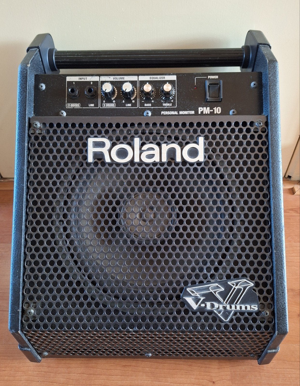 Roland PM-10 V-Drums Monitorversterker 36W. In prima staat., Ophalen of Verzenden, Gebruikt, Minder dan 500 watt, Monitor(versterker)