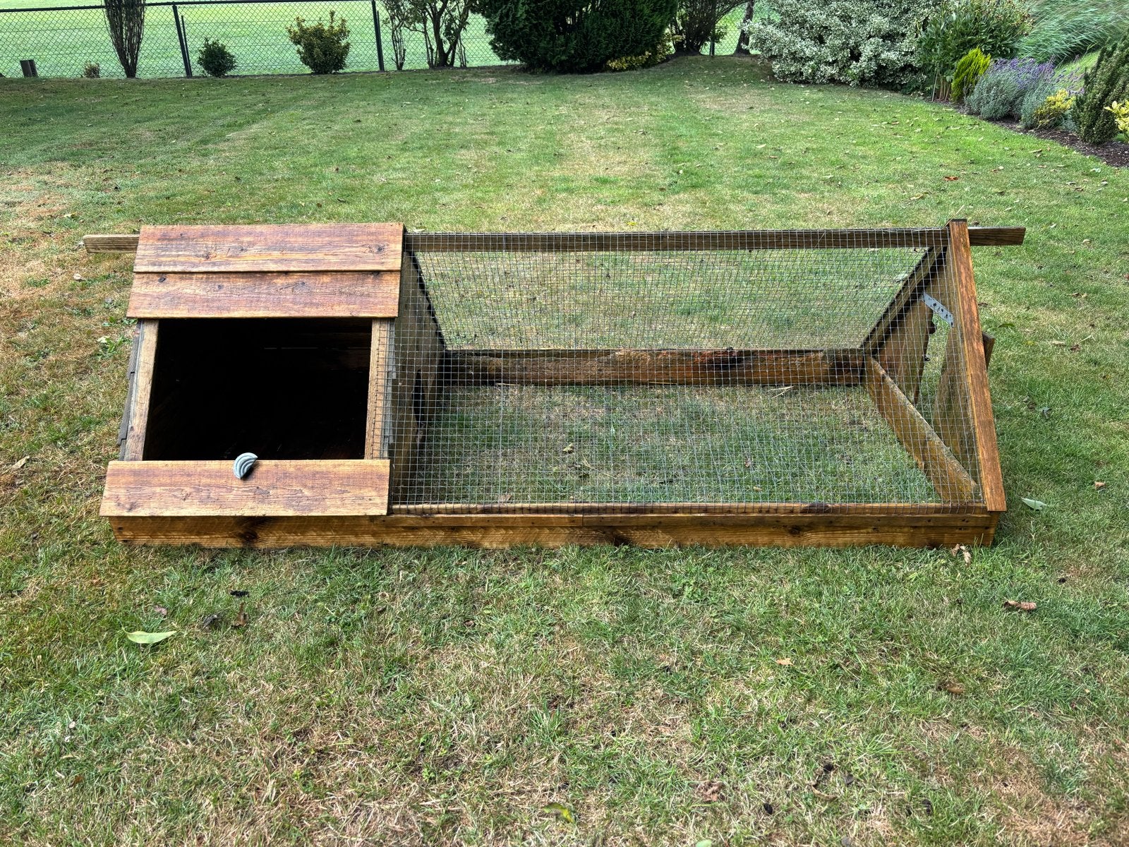 Houten konijnenren, Dieren en Toebehoren, Ophalen, 60 tot 90 cm, Konijn, Ren