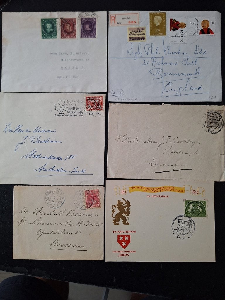 Nederland 23 oude poststukken / covers, Postzegels en Munten, Ophalen of Verzenden, Envelop