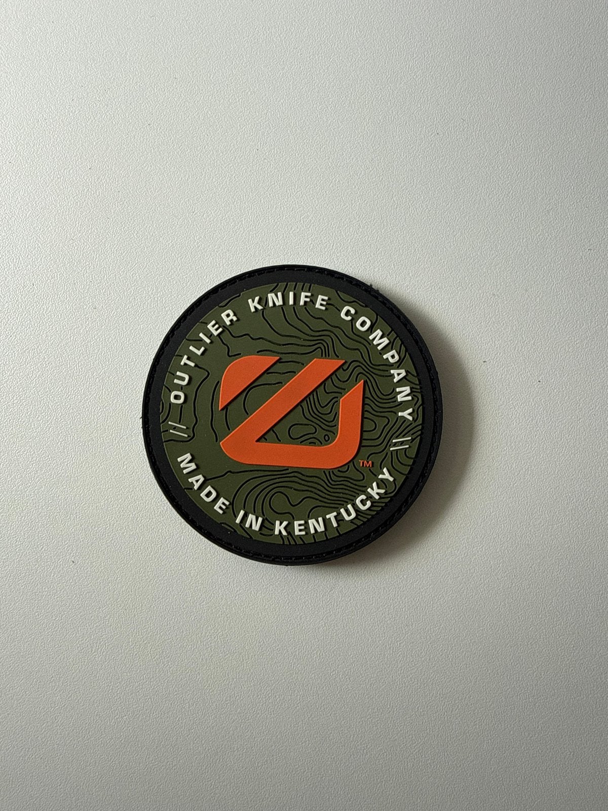 Outlier Knife Company PVC Klittenband Patch, Ophalen of Verzenden, Nieuw, Plaatje