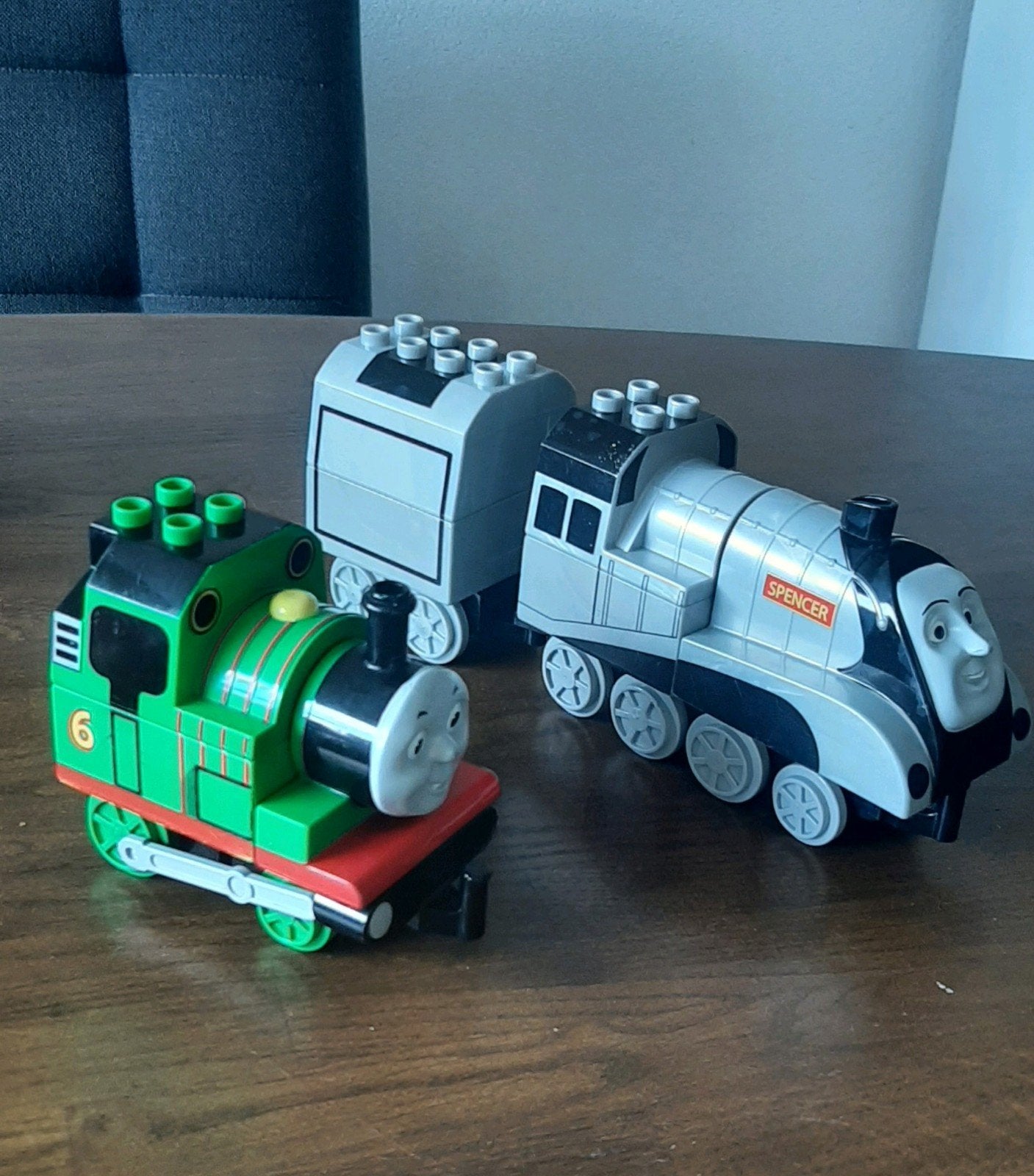 Thomas de Trein Duplo - Percy en Spencer, Ophalen of Verzenden, Gebruikt, Overige merken