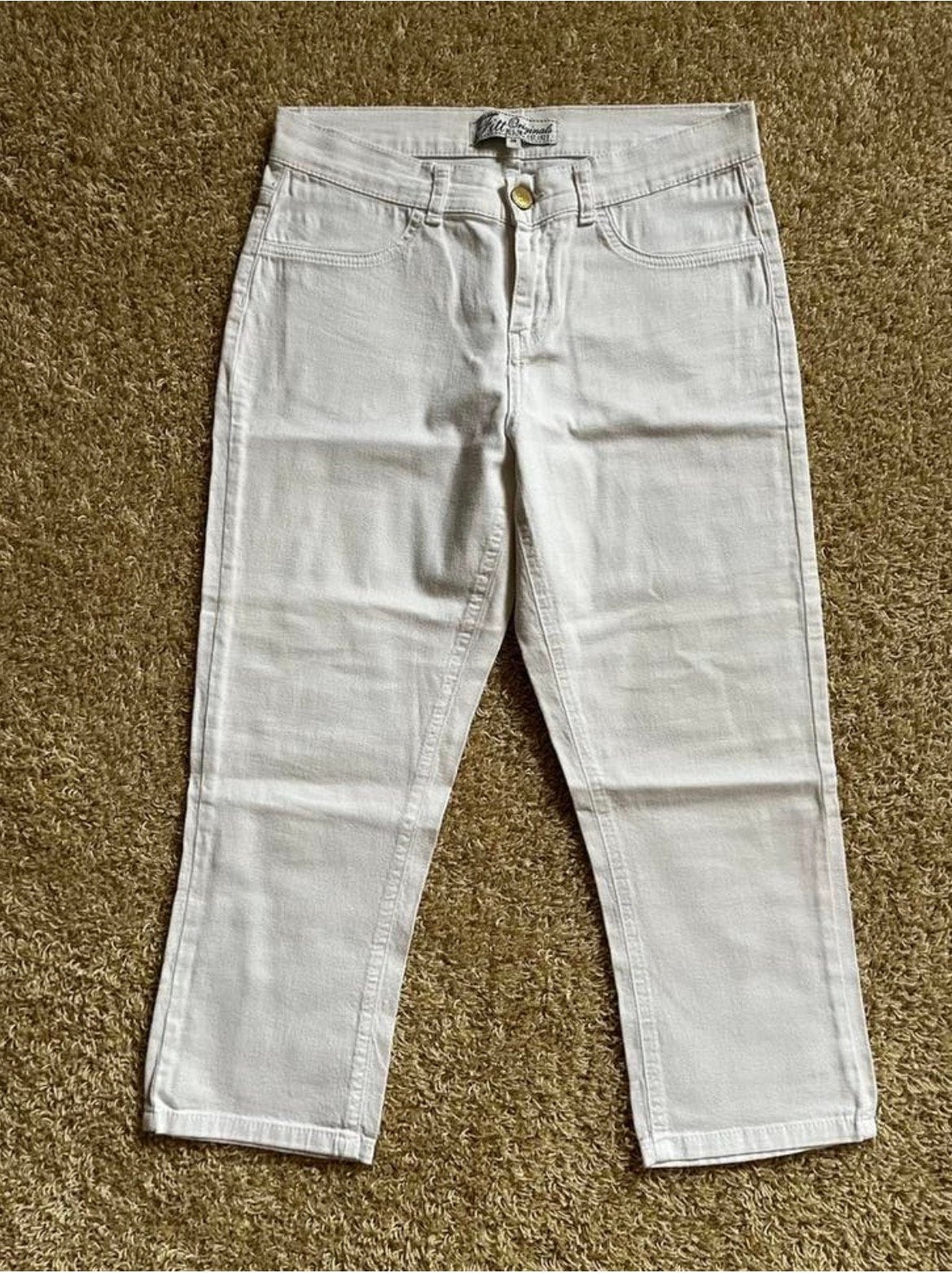 Fitt originals capri broek wit mt. 38, Kleding | Dames, Ophalen of Verzenden, Zo goed als nieuw, Wit, W30 - W32 (confectie 38/40)