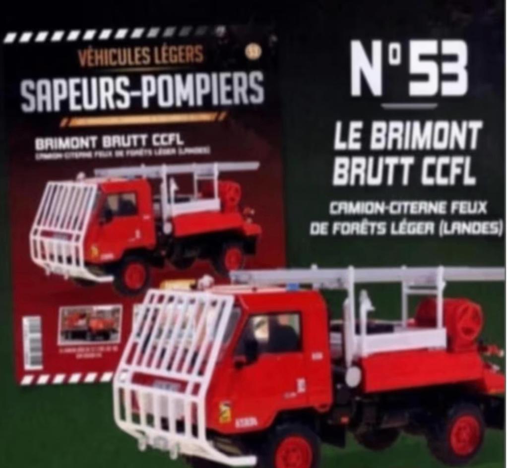 Brimont Brutt CCFL bosbranden Brandweer schaal 1/43 # 53, Verzenden, Nieuw, Bus of Vrachtwagen, Overige merken