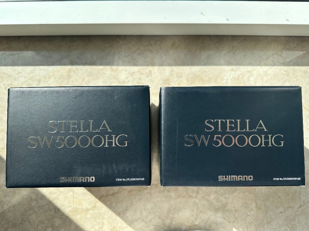 2x Shimano Stella SW 5000HG – Splinternieuw, Watersport en Boten, Ophalen of Verzenden, Nieuw, Molen