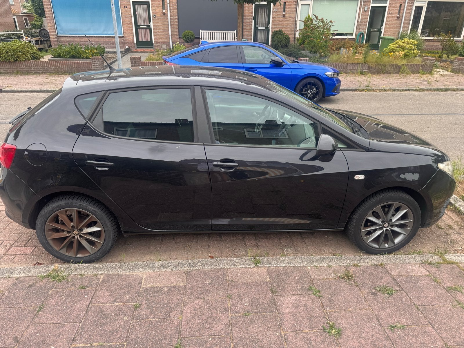 Seat 2009 Zwart, Auto's, Zwart, Particulier, 1000 kg, 550 kg