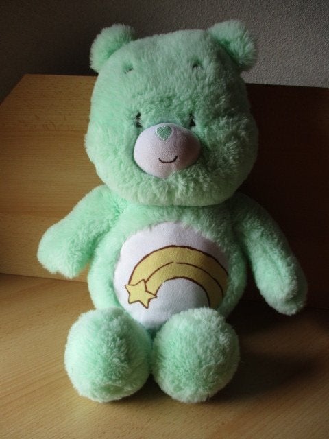 Care Bears / Troetelbeertjes Wensbeertje pluche  50cm  met r, Ophalen of Verzenden, Zo goed als nieuw, Overige typen