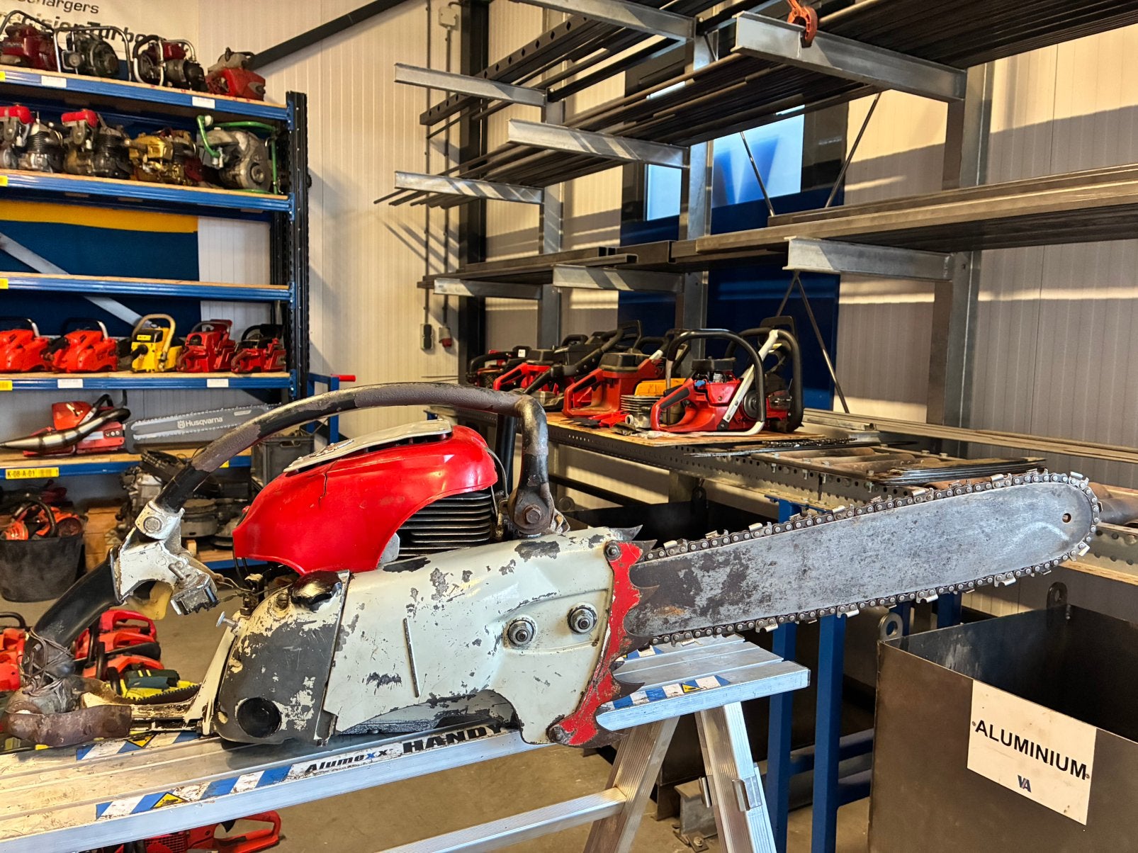 Stihl Contra AV oldtimer kettingzaag, Ophalen, Gebruikt, Duitsland, Andreas Stihl