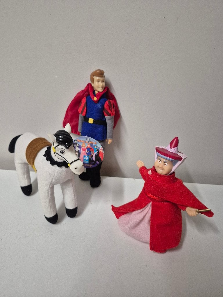 Disney doornroosje figuren, Ophalen of Verzenden, Overige figuren, Gebruikt, Beeldje of Figuurtje