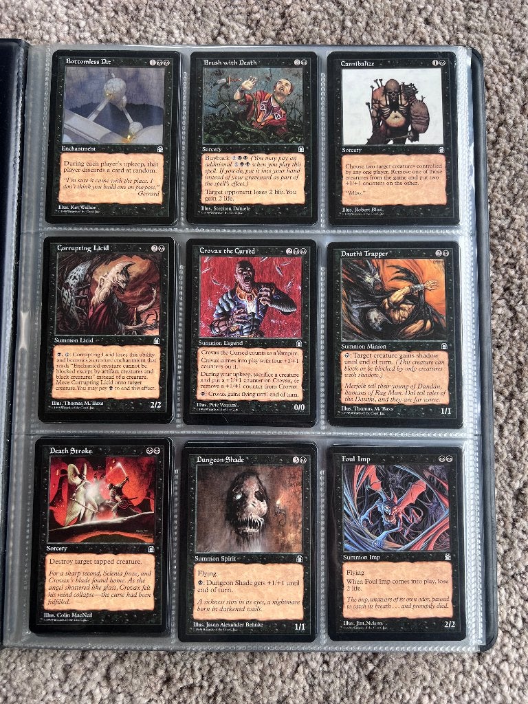 Magic the Gathering ; onvolledige set Stronghold, Hobby en Vrije tijd, Verzamelkaartspellen | Magic the Gathering, Ophalen of Verzenden