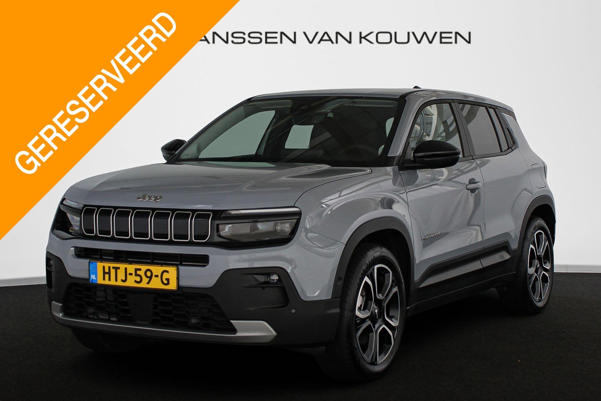 Jeep Avenger Summit 54 kWh Keyless Camera Elektrische Achter, Auto's, Gebruikt, 334 min, 156 pk, Origineel Nederlands