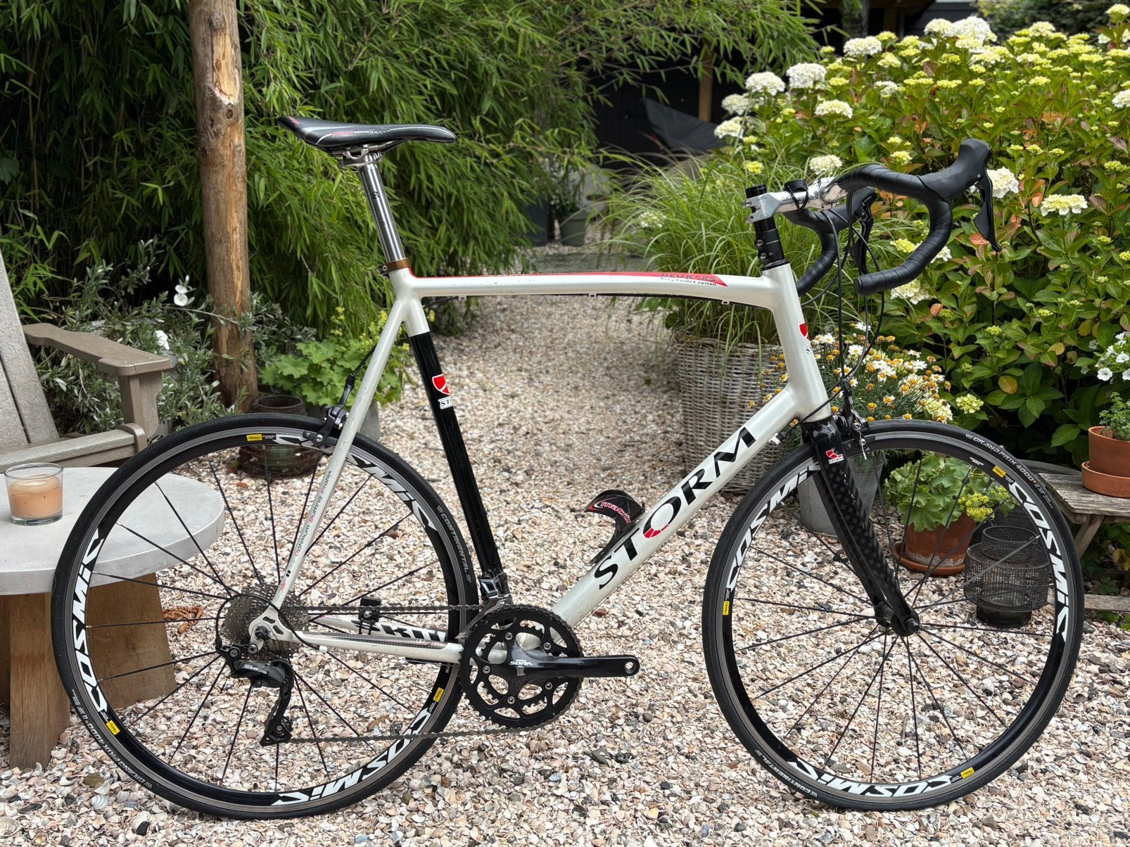 Storm racefiets, framemaat 66!, 28 inch, Gebruikt, Velgrem, Meer dan 20 versnellingen