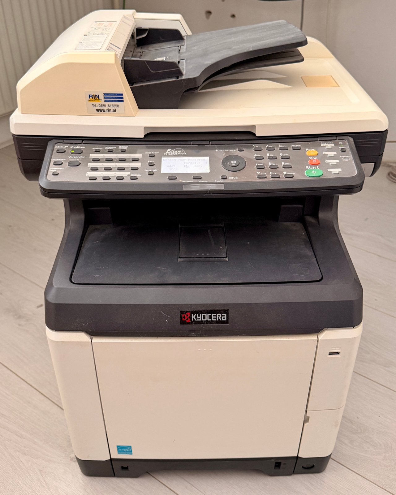 Kyocera FS-C2026MFP+ printer incl. 5 extra toners!, Ophalen, All-in-one, Zo goed als nieuw, Scannen
