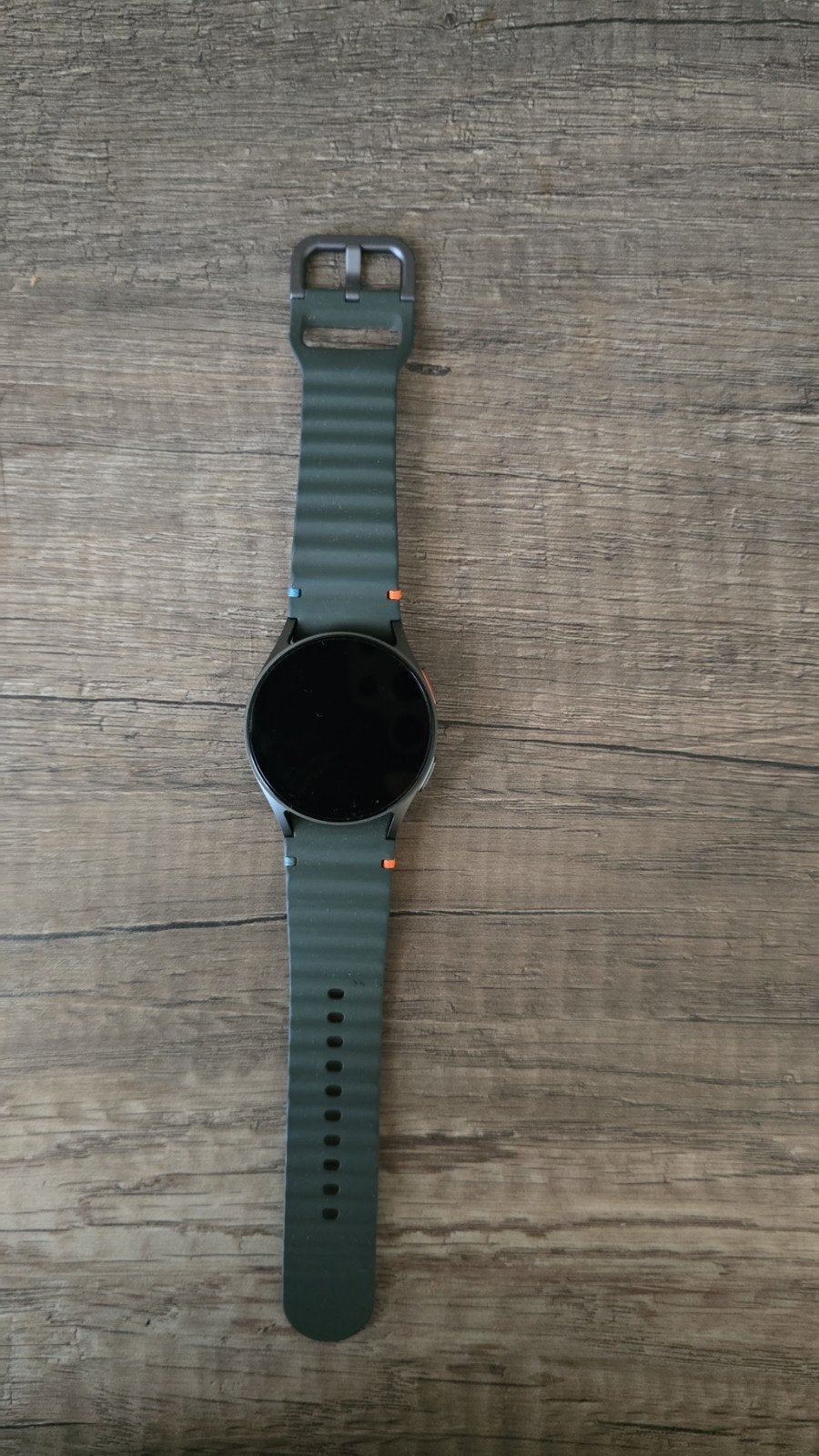 Samsung Galaxy Watch 7 - Groen bandje (20mm), Ophalen of Verzenden, Zo goed als nieuw, GPS, Samsung