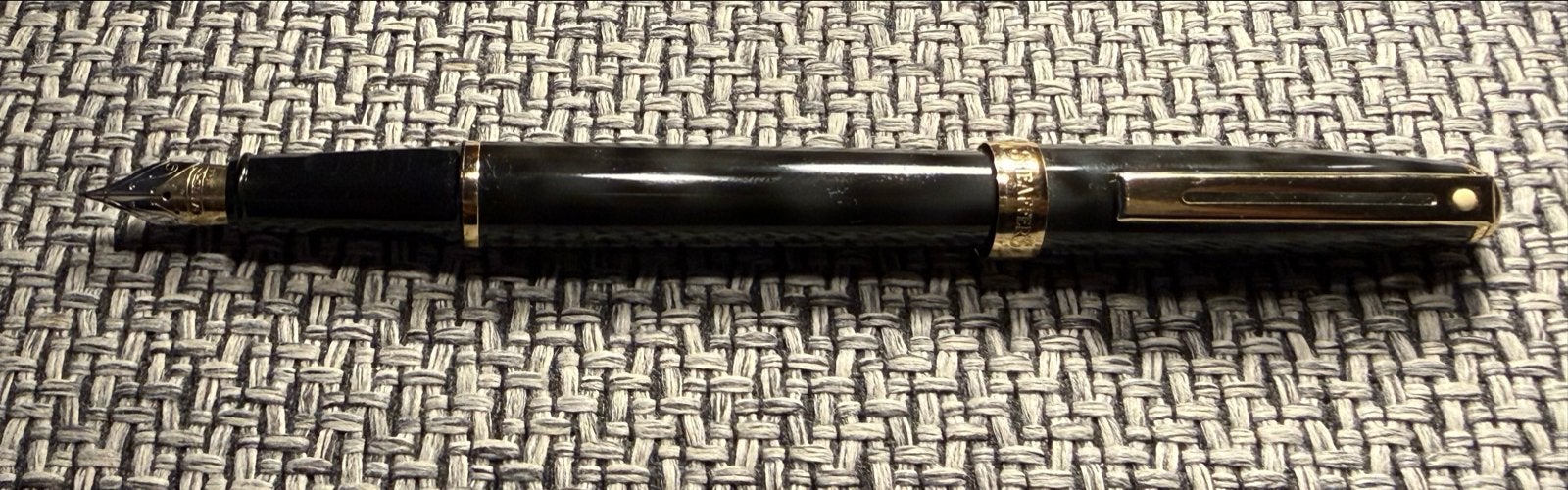 Vintage Sheaffer Prelude Vulpen - Zwart met Goud, Ophalen of Verzenden, Zo goed als nieuw, Vulpen, Sheaffer