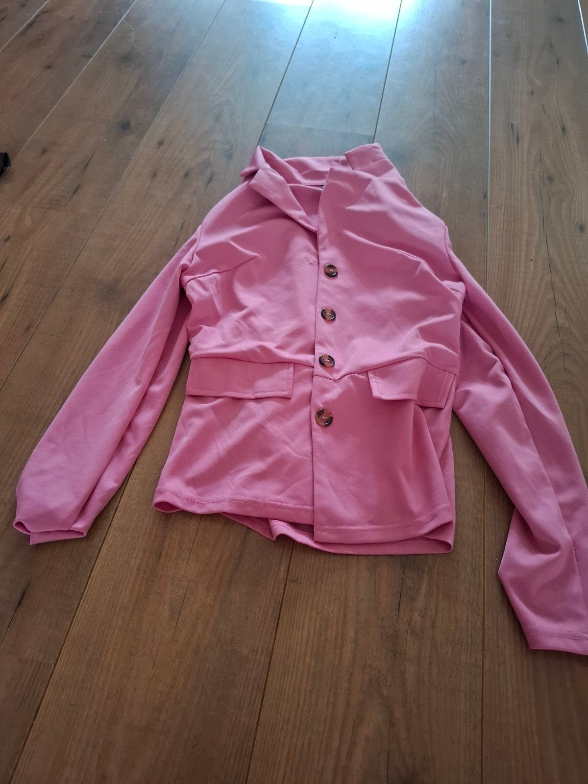 Roze Shein Jasje Maat S, Kleding | Dames, Ophalen of Verzenden, Zo goed als nieuw, Roze, Maat 36 (S)