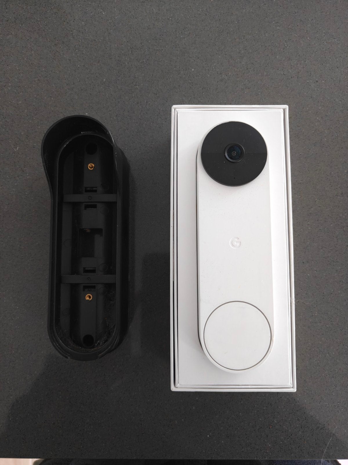 Google Nest Doorbell, Ophalen of Verzenden, Bewegingsdetectiesensor, Zo goed als nieuw, Draadloos