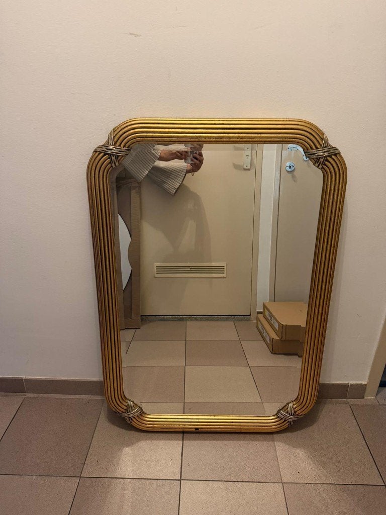 Spiegel, Ophalen, 100 tot 150 cm, Zo goed als nieuw, Rechthoekig