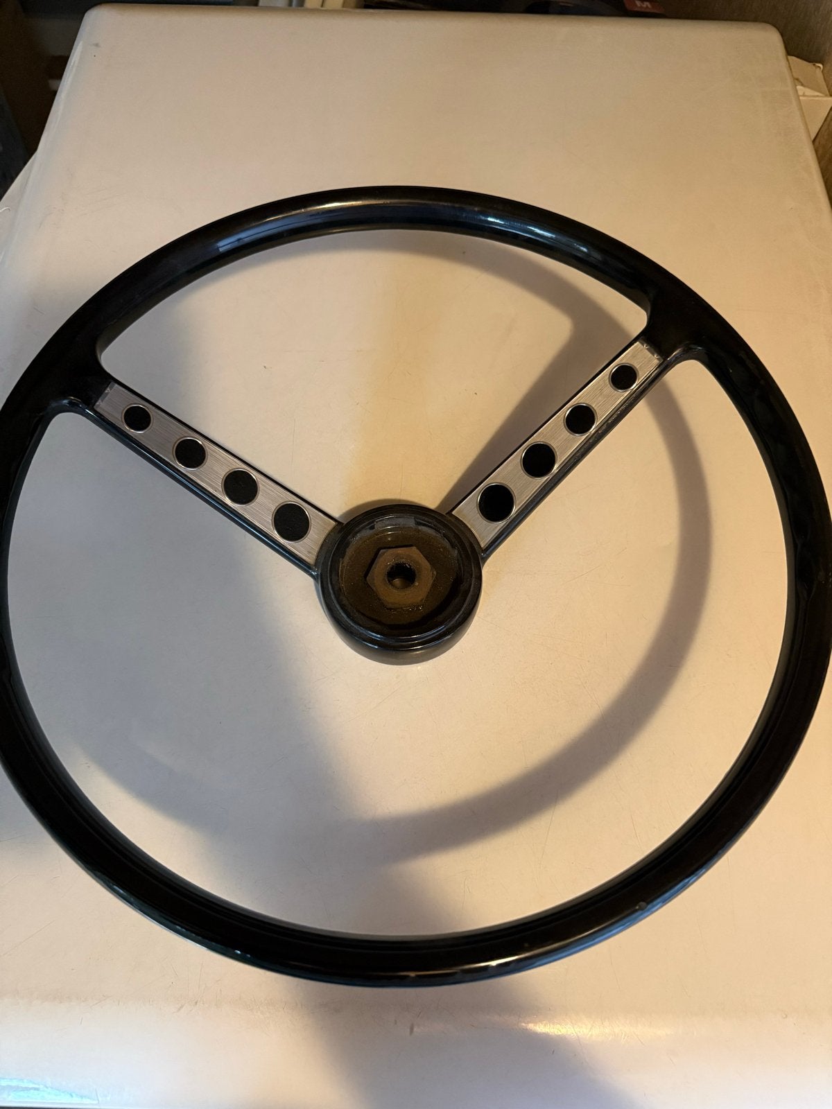 Klassiek stuurwiel voor oldtimer (Gebruikt), Ophalen of Verzenden, Gebruikt, Oldtimer onderdelen