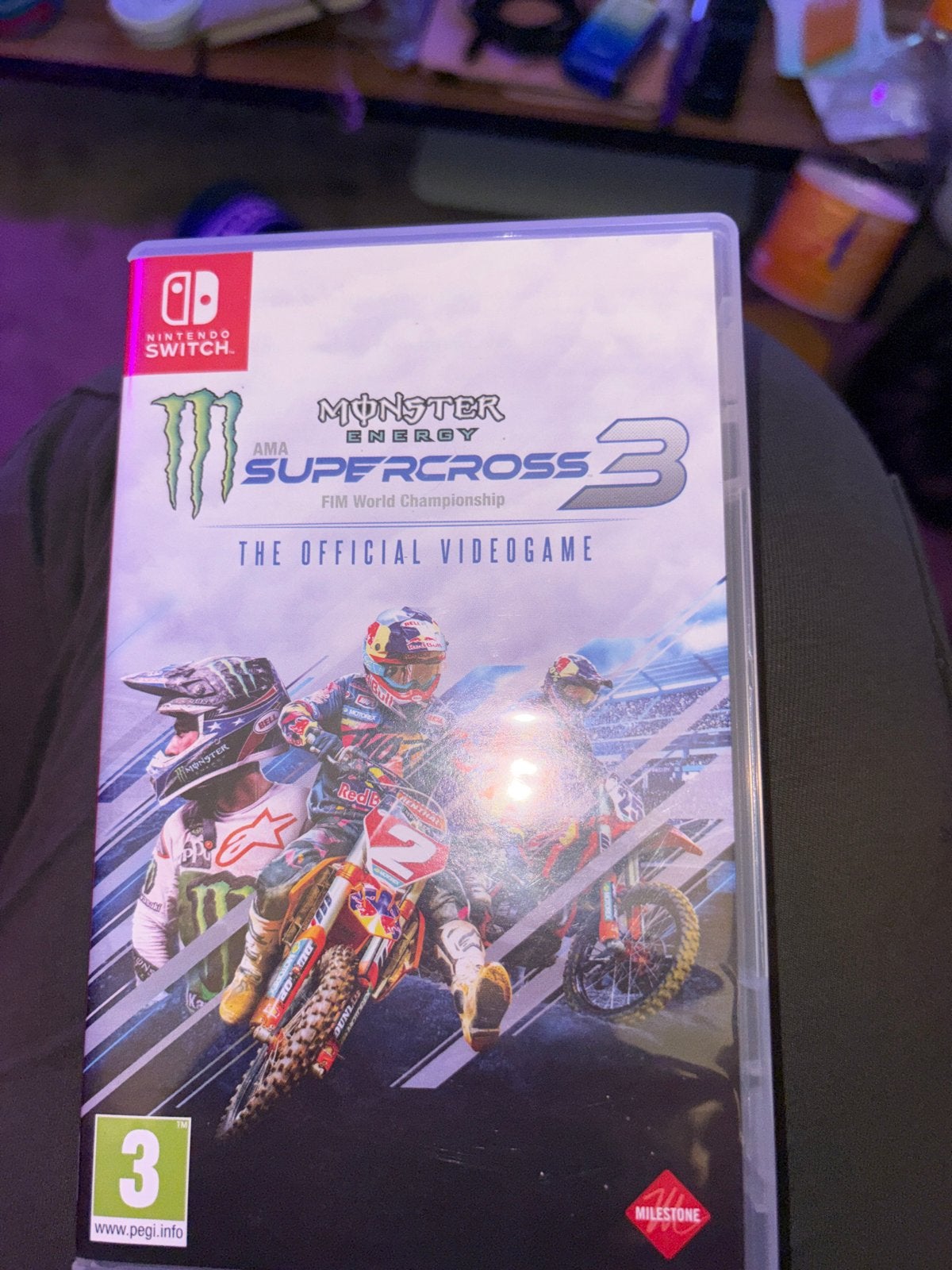 Monster Energy Supercross 3 Nintendo Switch - Zo goed als ni, Online, 1 speler, Racen en Vliegen, Ophalen of Verzenden