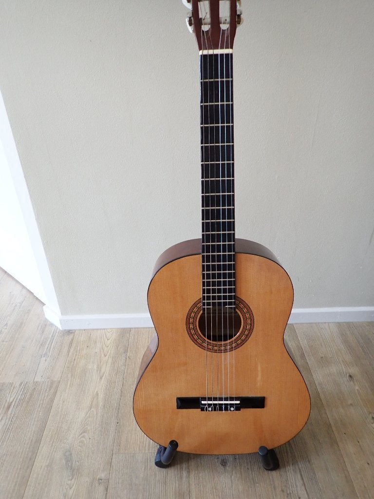 gitaar beginners gitaar met hoes, standaard Fuego plektrum, Ophalen of Verzenden, Nieuw, Klassieke of Spaanse gitaar