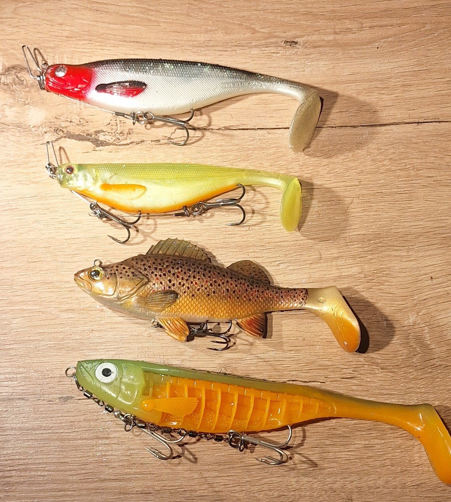Mooie set snoek aasjes / shads (Westin ShadTeez, Berkley, DA, Watersport en Boten, Ophalen of Verzenden, Nieuw, Overige typen