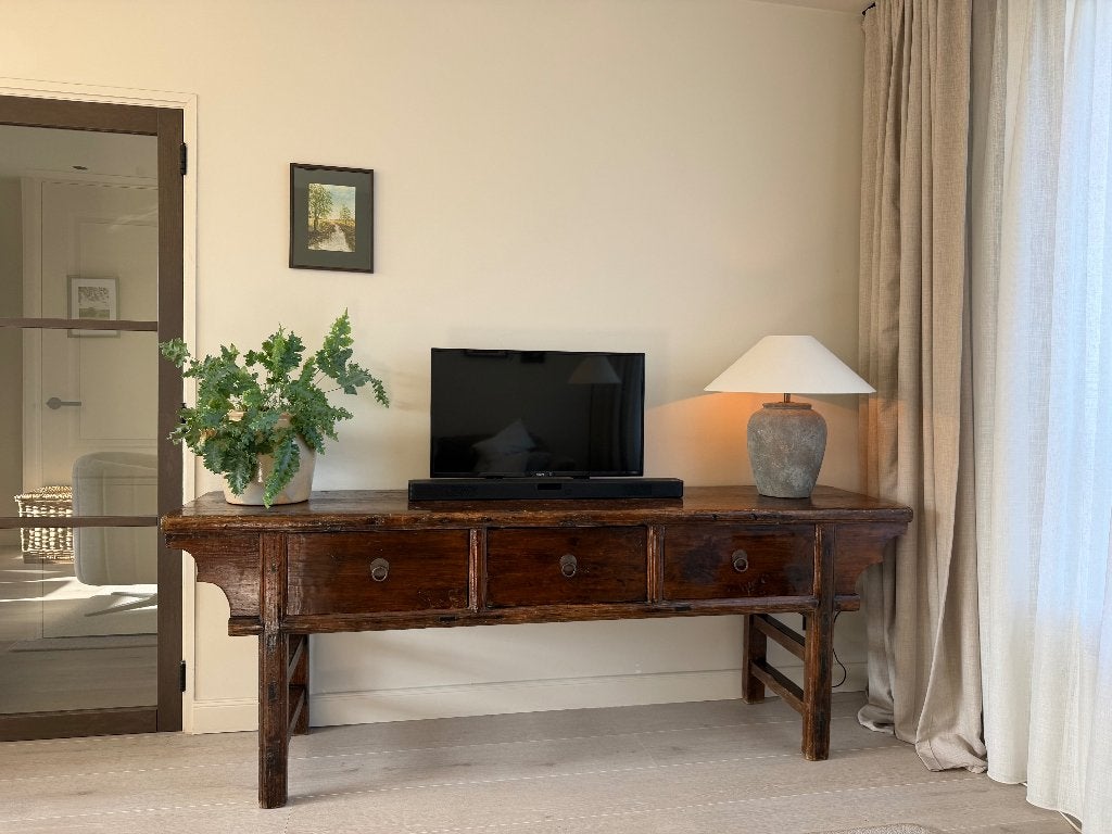 Prachtige Chinese sidetable / dressoir, Ophalen, Gebruikt, 200 cm of meer, Met lade(s)