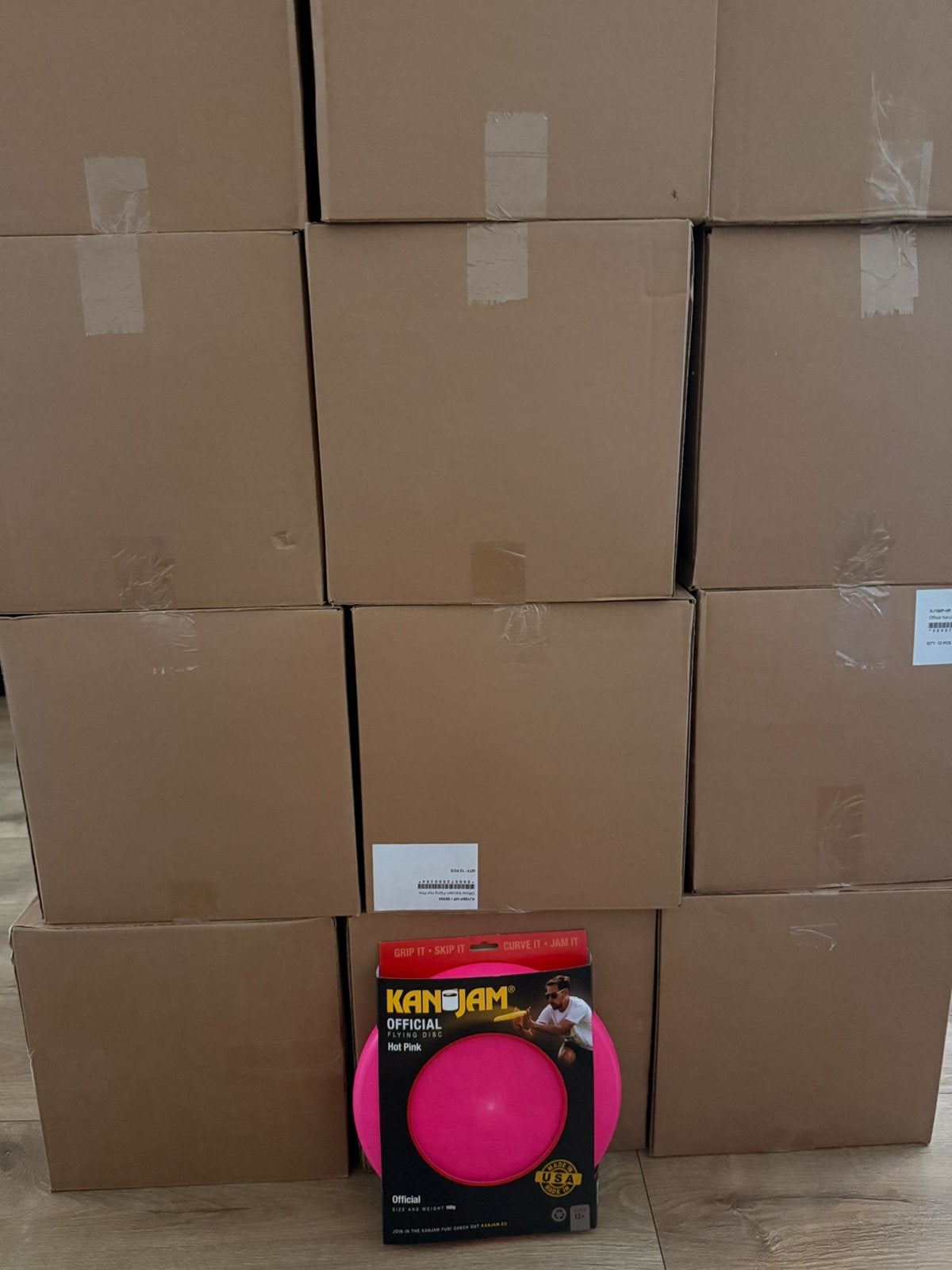 99 ROZE KAN JAM FRISBEES VOOR 100€ !!, Ophalen, Nieuw