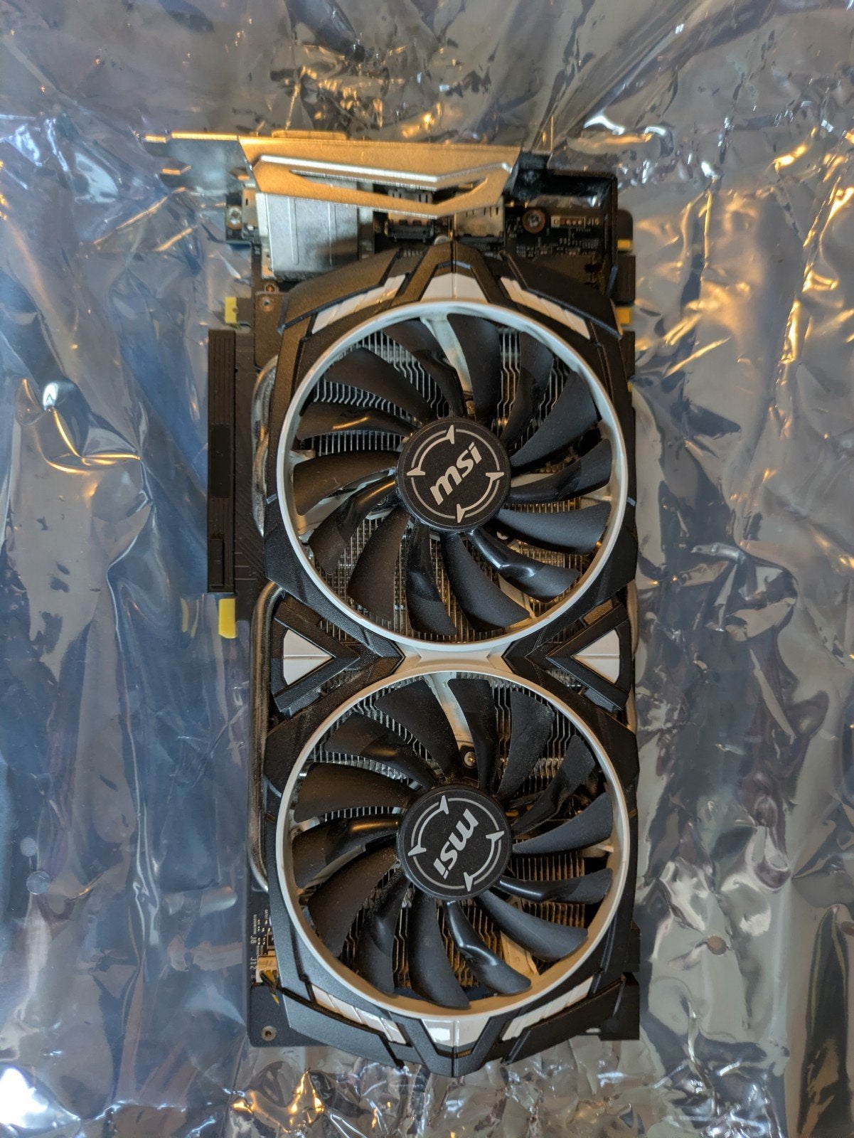 MSI GeForce GTX 1080 ARMOR 8G OC Videokaart, PCI-Express 3, Gebruikt, HDMI, Ophalen of Verzenden