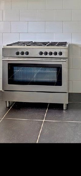 IKEA 5-pits gasfornuis met elektrische oven, Witgoed en Apparatuur, Fornuizen, Ophalen, Gebruikt, 60 cm of meer, Grill