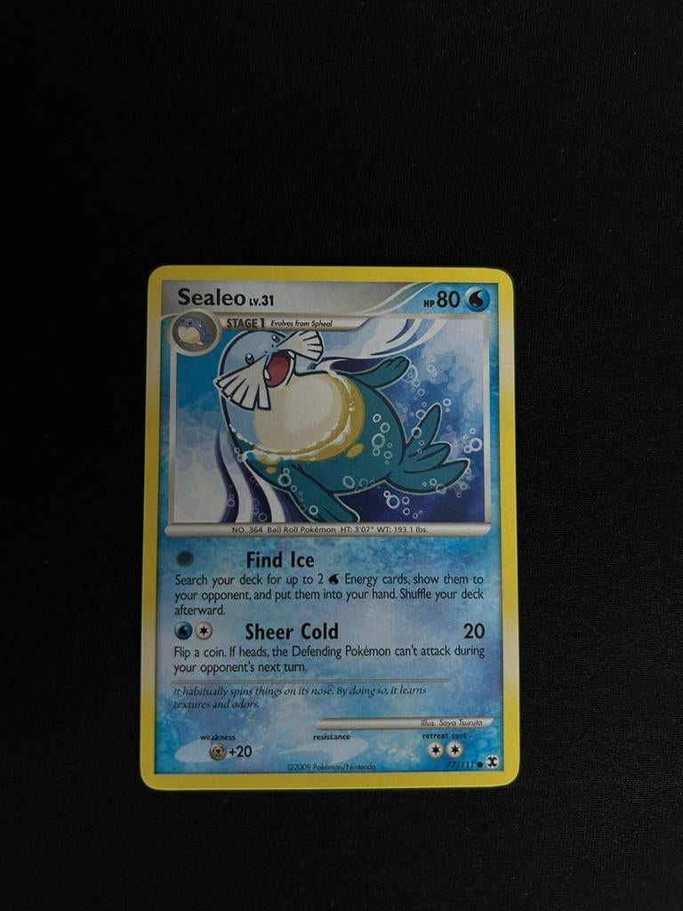 Pokémon kaart Sealeo 77/111, Ophalen of Verzenden, Zo goed als nieuw, Losse kaart