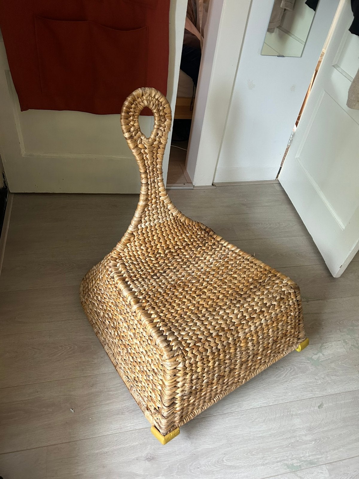 Vintage IKEA Gullholmen Rotan Schommelstoel, 2002, Ophalen, Zo goed als nieuw