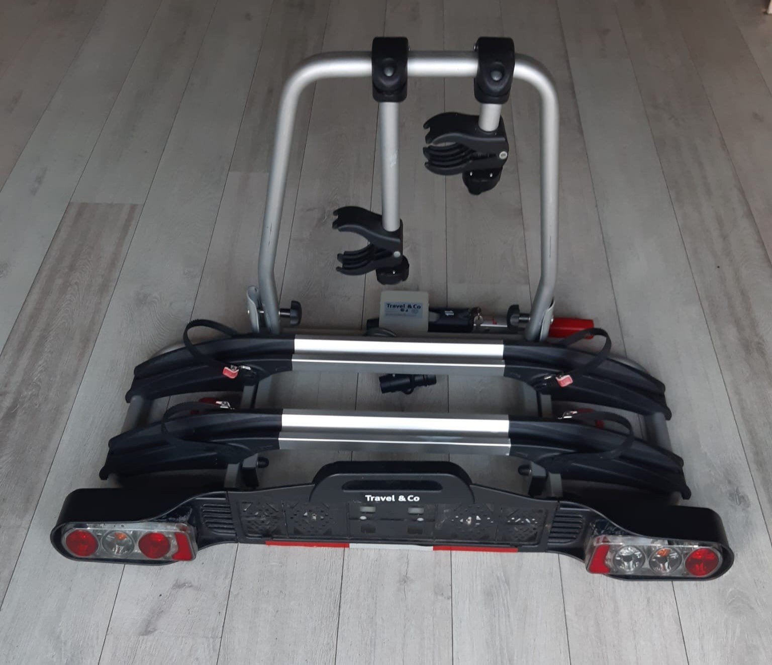 Fietsendrager Travel & Co ANWB voor 2 elektrische fietsen, Ophalen, Elektrische fiets, Zo goed als nieuw, 2 fietsen