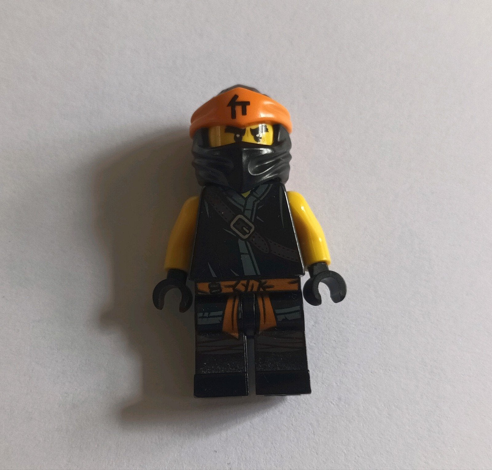 lego Cole zwarte ninja ninjago minifiguur minifigures figuur, Ophalen of Verzenden, Zo goed als nieuw