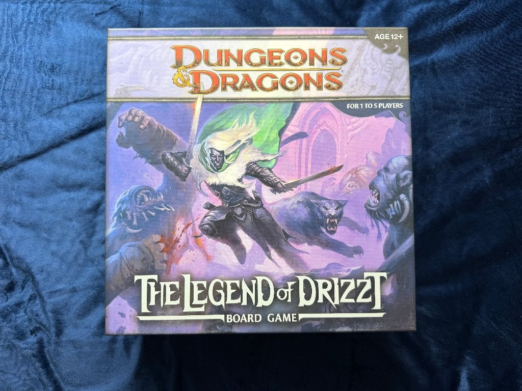 Dungeons & Dragons: The Legend of Drizzt – bordspel, Een of twee spelers, Ophalen of Verzenden, Zo goed als nieuw
