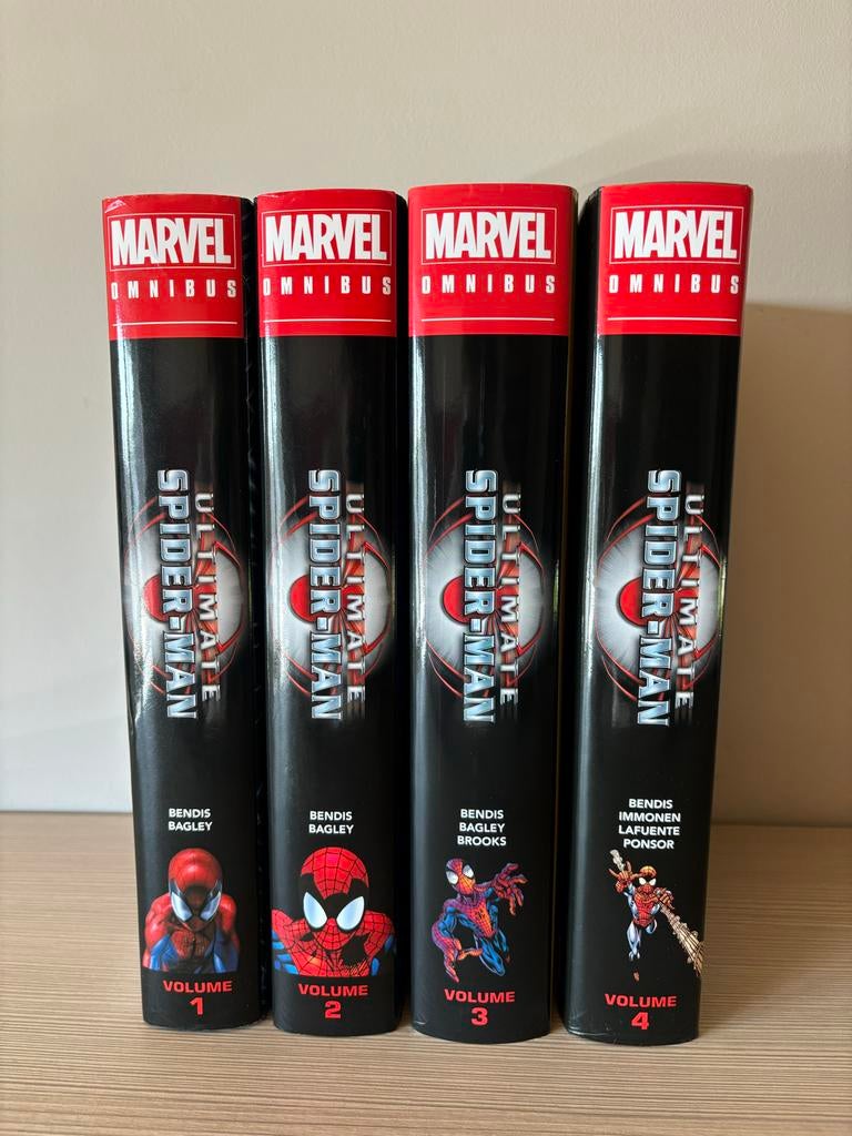 Ultimate Spider-Man Omnibus Vol. 1-4 Complete Set, Boeken, Complete serie of reeks, Ophalen of Verzenden, Zo goed als nieuw, Amerika