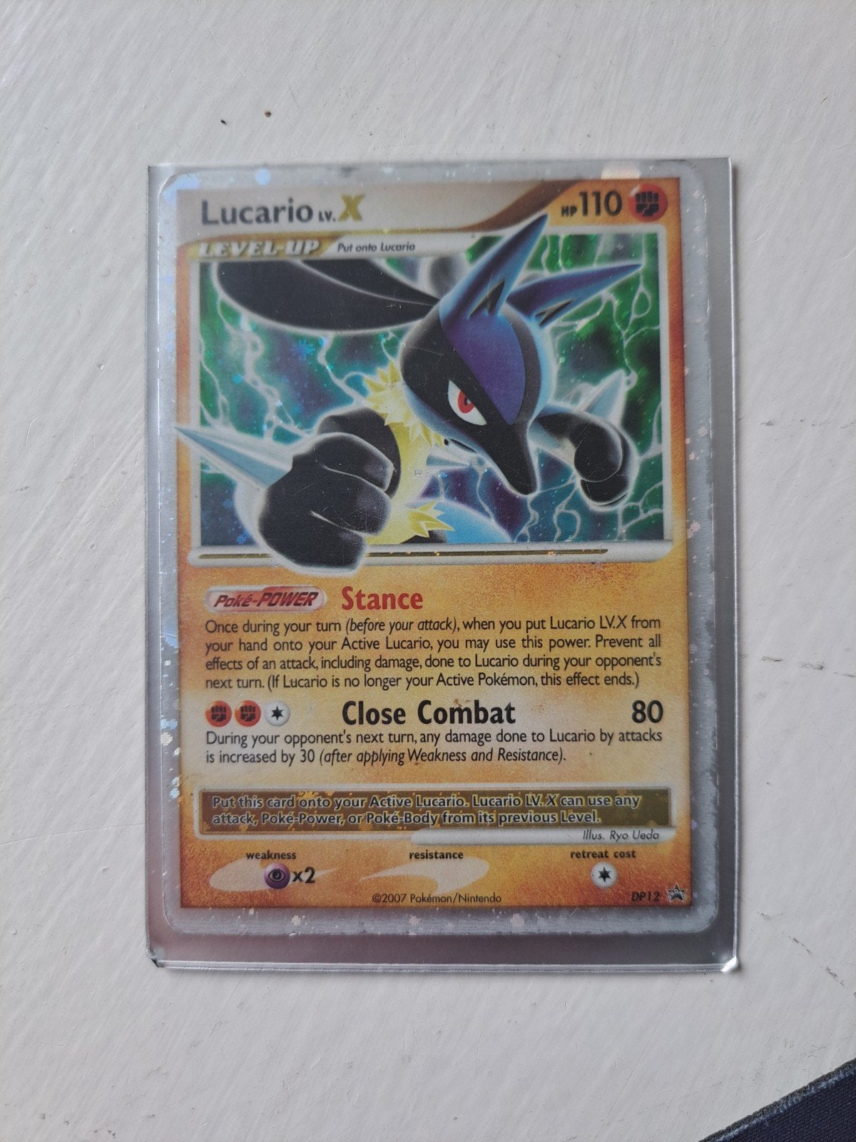 lucario x 2007, Ophalen of Verzenden, Zo goed als nieuw, Losse kaart