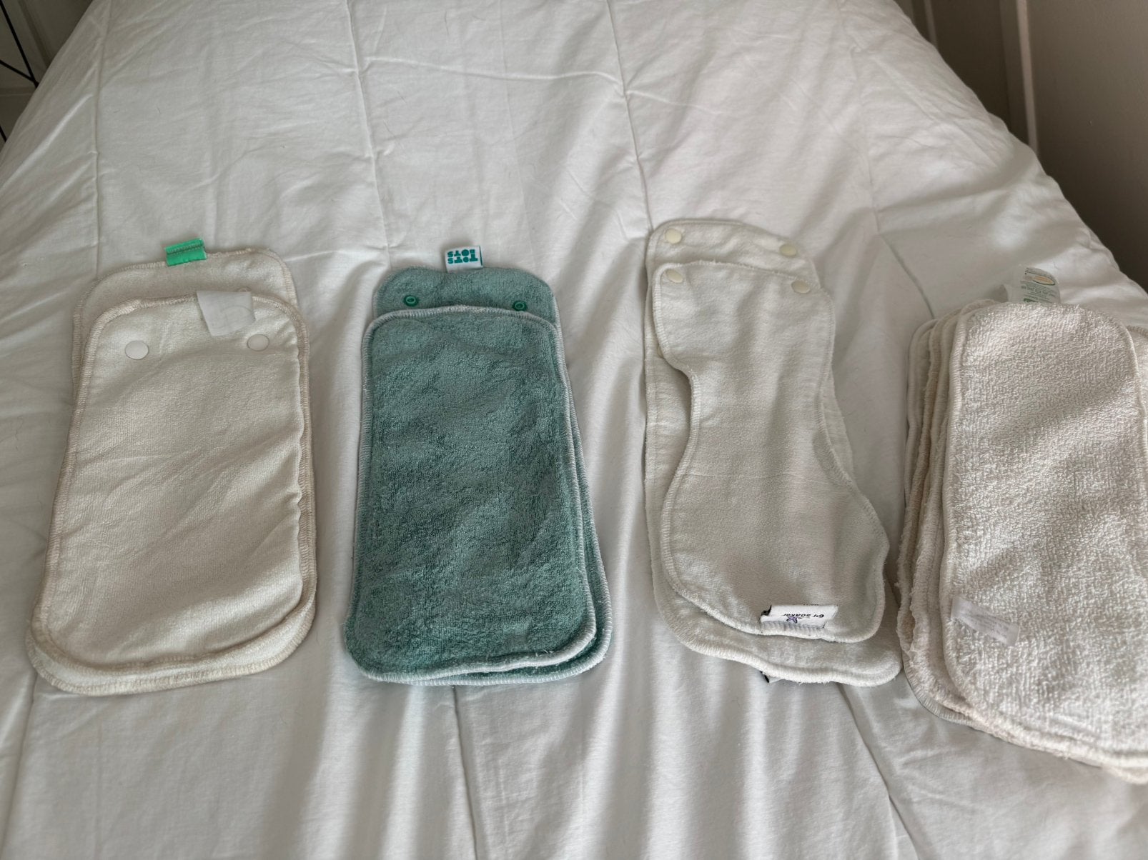Set goede boosters voor wasbare luiers, Kinderen en Baby's, Badjes en Verzorging, Ophalen of Verzenden, Gebruikt, Overige typen