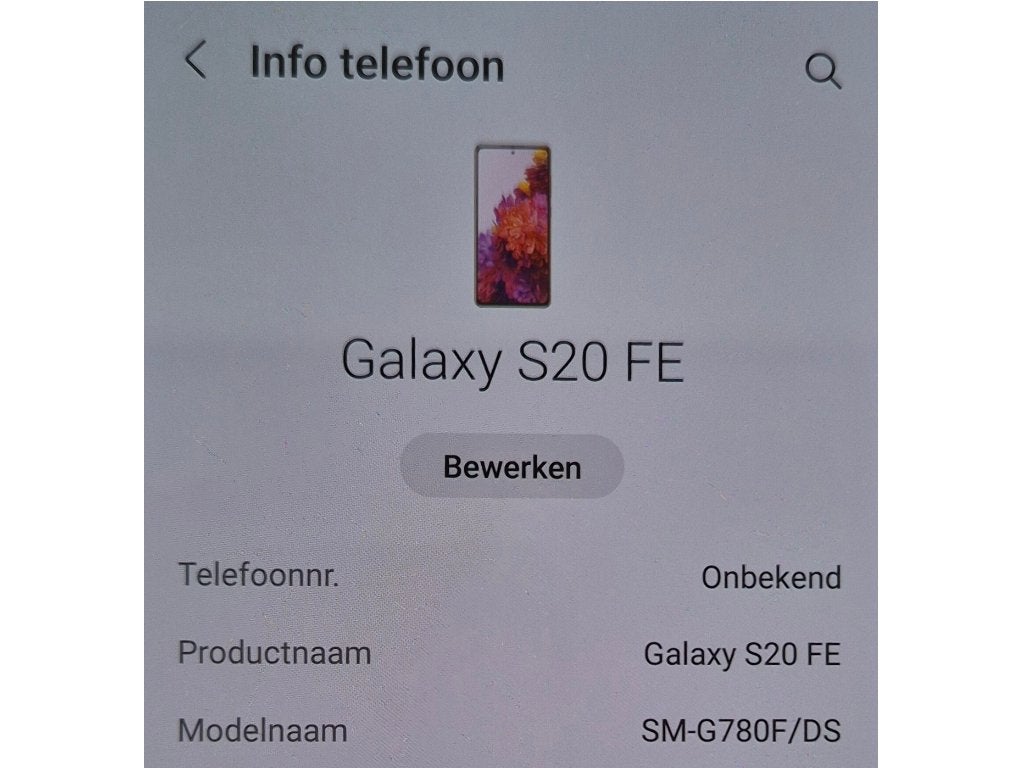 Foto 3 van Samsung Galaxy S20 FE 128GB