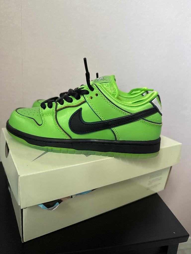 Nike SB dunk low Powerpuff Buttercup, Nike SB, Overige kleuren, Nieuw, Ophalen of Verzenden