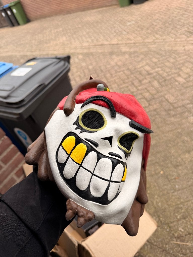 TE KOOP: Ghoulish Latex Masker Calaveritas Piraat / Schedel, Halloween of Griezel, EINDHOVEN, Kostuum, Nieuw