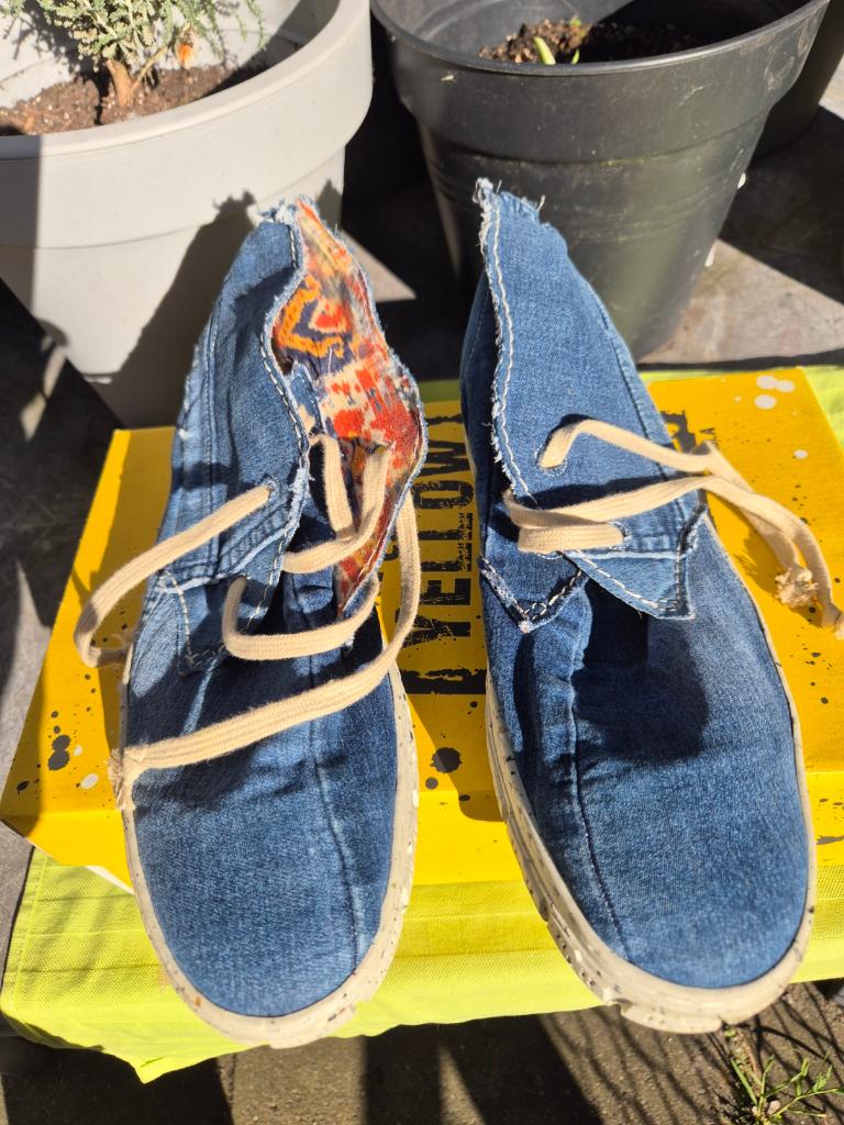 JEANS YELLOW CAB 43, Ophalen of Verzenden, Yellow cab, Blauw, Sneakers of Gympen