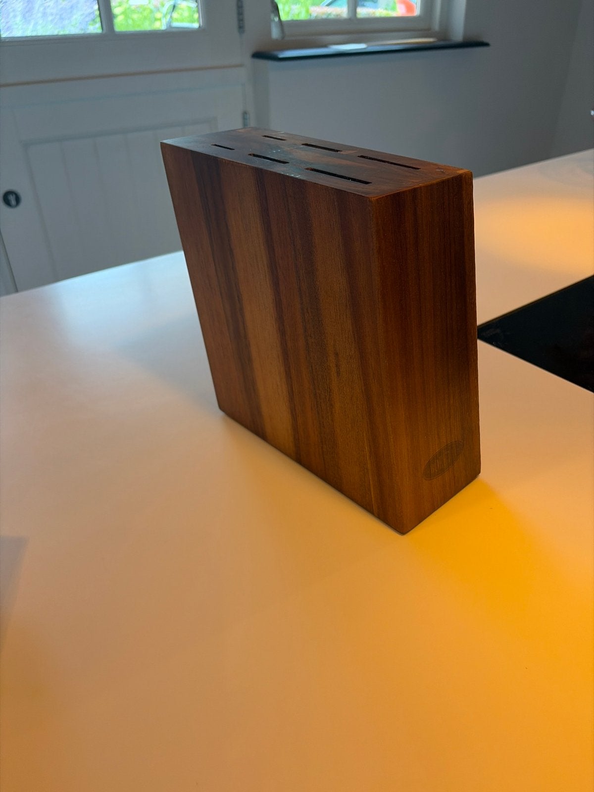 Boretti messenblok van hout, Ophalen, Overige typen, Hout, Zo goed als nieuw
